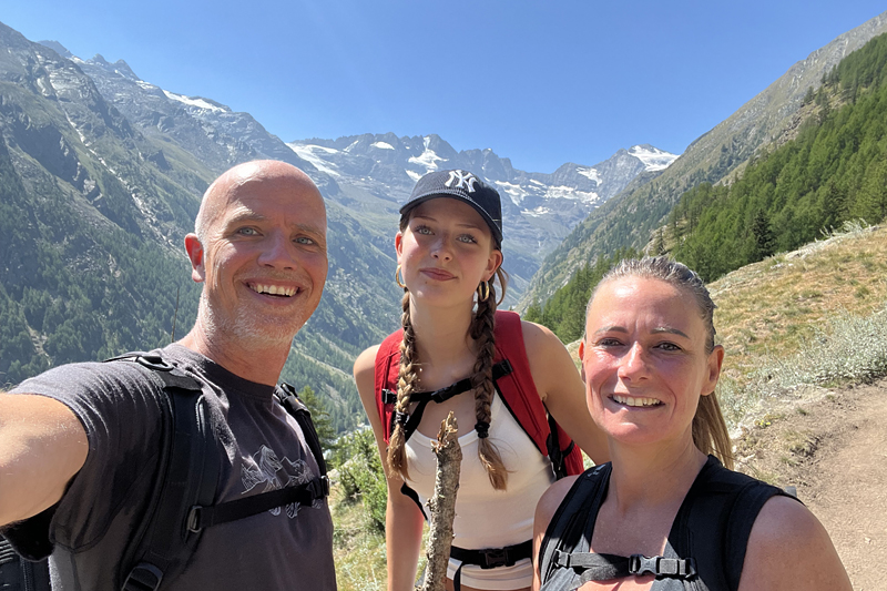 Wandeling richting Rifugio Vittorio Sella